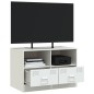 vidaXL TV-Schrank Weiß 67x39x44 cm Stahl vidaXL TV-Schrank Weiß 67x39x44 cm Stahl