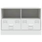 vidaXL TV-Schrank Weiß 67x39x44 cm Stahl vidaXL TV-Schrank Weiß 67x39x44 cm Stahl