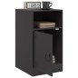 vidaXL Nachttisch Schwarz 34,5x39x62 cm Stahl vidaXL Nachttisch Schwarz 34,5x39x62 cm Stahl