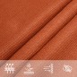vidaXL Sonnensegel 160 g/m² Rechteckig Orange 3x6 m HDPE vidaXL Sonnensegel 160 g/m² Rechteckig Orange 3x6 m HDPE