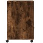 vidaXL Druckerständer mit Rollen Räuchereiche 60x48x74 cm vidaXL Druckerständer mit Rollen Räuchereiche 60x48x74 cm