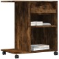 vidaXL Druckerständer mit Rollen Räuchereiche 60x40x68,5 cm vidaXL Druckerständer mit Rollen Räuchereiche 60x40x68,5 cm