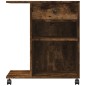 vidaXL Druckerständer mit Rollen Räuchereiche 60x40x68,5 cm vidaXL Druckerständer mit Rollen Räuchereiche 60x40x68,5 cm