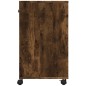 vidaXL Druckerständer mit Rollen Räuchereiche 60x40x68,5 cm vidaXL Druckerständer mit Rollen Räuchereiche 60x40x68,5 cm