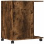 vidaXL Druckerständer mit Rollen Räuchereiche 60x40x68,5 cm vidaXL Druckerständer mit Rollen Räuchereiche 60x40x68,5 cm