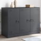 vidaXL Sideboard Anthrazit 99x39x73 cm Stahl vidaXL Sideboard Anthrazit 99x39x73 cm Stahl