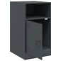 vidaXL Nachttische 2 Stk. Anthrazit 34,5x39x62 cm Stahl vidaXL Nachttische 2 Stk. Anthrazit 34,5x39x62 cm Stahl