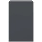 vidaXL Nachttische 2 Stk. Anthrazit 34,5x39x62 cm Stahl vidaXL Nachttische 2 Stk. Anthrazit 34,5x39x62 cm Stahl