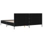 vidaXL Bettgestell Schwarz 180x200 cm Holzwerkstoff und Metall vidaXL Bettgestell Schwarz 180x200 cm Holzwerkstoff und Metall