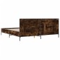 vidaXL Bettgestell Räuchereiche 200x200 cm Holzwerkstoff und Metall vidaXL Bettgestell Räuchereiche 200x200 cm Holzwerkstoff und Metall