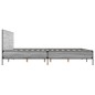vidaXL Bettgestell Grau Sonoma 120x190 cm Holzwerkstoff und Metall vidaXL Bettgestell Grau Sonoma 120x190 cm Holzwerkstoff und Metall