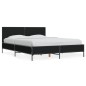vidaXL Bettgestell Schwarz 135x190 cm Holzwerkstoff und Metall vidaXL Bettgestell Schwarz 135x190 cm Holzwerkstoff und Metall