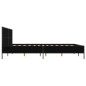vidaXL Bettgestell Schwarz 135x190 cm Holzwerkstoff und Metall vidaXL Bettgestell Schwarz 135x190 cm Holzwerkstoff und Metall