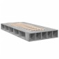vidaXL Bettgestell Grau Sonoma 90x200 cm Holzwerkstoff vidaXL Bettgestell Grau Sonoma 90x200 cm Holzwerkstoff