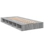 vidaXL Bettgestell Grau Sonoma 90x200 cm Holzwerkstoff vidaXL Bettgestell Grau Sonoma 90x200 cm Holzwerkstoff