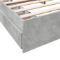 vidaXL Bettgestell mit Schubladen Betongrau 180x200 cm Holzwerkstoff vidaXL Bettgestell mit Schubladen Betongrau 180x200 cm Holzwerkstoff