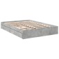 vidaXL Bettgestell mit Schubladen Betongrau 150x200 cm Holzwerkstoff vidaXL Bettgestell mit Schubladen Betongrau 150x200 cm Holzwerkstoff