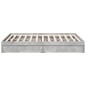 vidaXL Bettgestell mit Schubladen Betongrau 150x200 cm Holzwerkstoff vidaXL Bettgestell mit Schubladen Betongrau 150x200 cm Holzwerkstoff