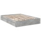 vidaXL Bettgestell mit Schubladen Betongrau 150x200 cm Holzwerkstoff vidaXL Bettgestell mit Schubladen Betongrau 150x200 cm Holzwerkstoff
