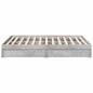 vidaXL Bettgestell mit Schubladen Betongrau 120x190 cm Holzwerkstoff vidaXL Bettgestell mit Schubladen Betongrau 120x190 cm Holzwerkstoff