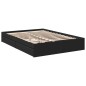 vidaXL Bettgestell mit Schubladen Schwarz 120x190 cm Holzwerkstoff vidaXL Bettgestell mit Schubladen Schwarz 120x190 cm Holzwerkstoff