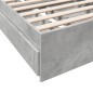 vidaXL Bettgestell mit Schubladen Betongrau 75x190 cm Holzwerkstoff vidaXL Bettgestell mit Schubladen Betongrau 75x190 cm Holzwerkstoff