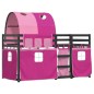 vidaXL Etagenbett mit Vorhängen Rosa 90x190 cm Massivholz Kiefer vidaXL Etagenbett mit Vorhängen Rosa 90x190 cm Massivholz Kiefer