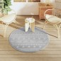 vidaXL Outdoor-Teppich Grau Ø120 cm PP vidaXL Outdoor-Teppich Grau Ø120 cm PP