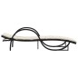 vidaXL Sonnenliege mit Auflage Schwarz 60x199x42 cm Poly Rattan vidaXL Sonnenliege mit Auflage Schwarz 60x199x42 cm Poly Rattan