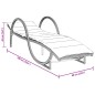 vidaXL Sonnenliege mit Auflage Schwarz 60x199x42 cm Poly Rattan vidaXL Sonnenliege mit Auflage Schwarz 60x199x42 cm Poly Rattan