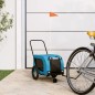 vidaXL Fahrradanhänger Hunde Blau und Schwarz Oxford-Gewebe & Eisen vidaXL Fahrradanhänger Hunde Blau und Schwarz Oxford-Gewebe & Eisen