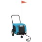 vidaXL Fahrradanhänger Hunde Blau und Schwarz Oxford-Gewebe & Eisen vidaXL Fahrradanhänger Hunde Blau und Schwarz Oxford-Gewebe & Eisen