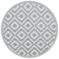 vidaXL Outdoor-Teppich Grau Ø120 cm PP vidaXL Outdoor-Teppich Grau Ø120 cm PP