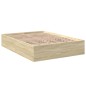 vidaXL Bettgestell Sonoma-Eiche 140x200 cm Holzwerkstoff vidaXL Bettgestell Sonoma-Eiche 140x200 cm Holzwerkstoff