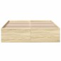 vidaXL Bettgestell Sonoma-Eiche 140x200 cm Holzwerkstoff vidaXL Bettgestell Sonoma-Eiche 140x200 cm Holzwerkstoff