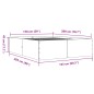 vidaXL Bettgestell Räuchereiche 150x200 cm Holzwerkstoff vidaXL Bettgestell Räuchereiche 150x200 cm Holzwerkstoff