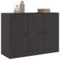 vidaXL Sideboard Schwarz 99x39x73 cm Stahl vidaXL Sideboard Schwarz 99x39x73 cm Stahl