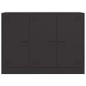 vidaXL Sideboard Schwarz 99x39x73 cm Stahl vidaXL Sideboard Schwarz 99x39x73 cm Stahl