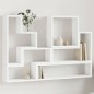 vidaXL Wandregal Weiß 96x12x64 cm Holzwerkstoff vidaXL Wandregal Weiß 96x12x64 cm Holzwerkstoff