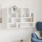 vidaXL Wandregal Weiß 96x12x64 cm Holzwerkstoff vidaXL Wandregal Weiß 96x12x64 cm Holzwerkstoff