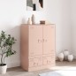 vidaXL Highboard Rosa 67x39x95 cm Stahl vidaXL Highboard Rosa 67x39x95 cm Stahl