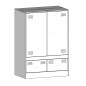 vidaXL Highboard Rosa 67x39x95 cm Stahl vidaXL Highboard Rosa 67x39x95 cm Stahl