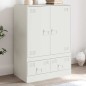 vidaXL Highboard Weiß 67x39x95 cm Stahl vidaXL Highboard Weiß 67x39x95 cm Stahl