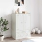 vidaXL Highboard Weiß 67x39x95 cm Stahl vidaXL Highboard Weiß 67x39x95 cm Stahl