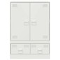 vidaXL Highboard Weiß 67x39x95 cm Stahl vidaXL Highboard Weiß 67x39x95 cm Stahl