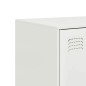 vidaXL Highboard Weiß 67x39x95 cm Stahl vidaXL Highboard Weiß 67x39x95 cm Stahl