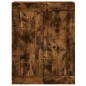Highboard Räuchereiche 69,5x34x180 cm Holzwerkstoff Highboard Räuchereiche 69,5x34x180 cm Holzwerkstoff