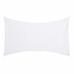 vidaXL Tarnnetz mit Aufbewahrungstasche 618x512 cm Weiß