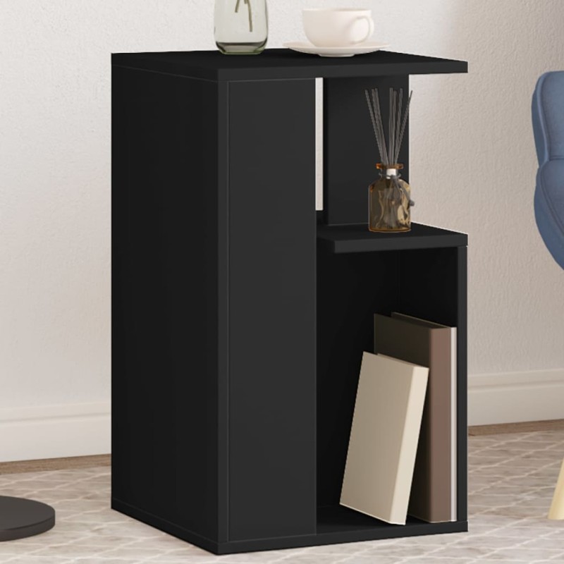 vidaXL Beistelltisch Schwarz 35x35x60 cm Holzwerkstoff vidaXL Beistelltisch Schwarz 35x35x60 cm Holzwerkstoff