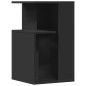 vidaXL Beistelltisch Schwarz 35x35x60 cm Holzwerkstoff vidaXL Beistelltisch Schwarz 35x35x60 cm Holzwerkstoff